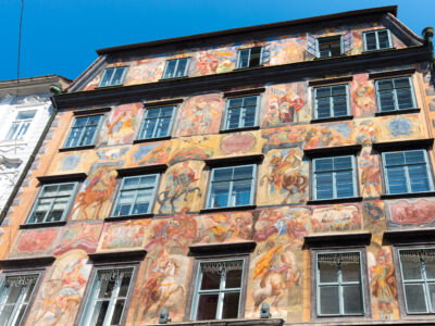 Gemaltes Haus  in Graz © Graz Tourismus, Harry Schiffer