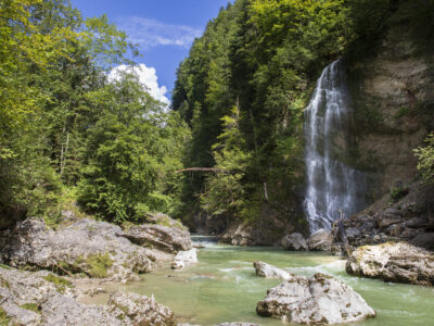 Tiefenbachklamm Brandenberg Wasserfall © Alpbachtal Tourismus