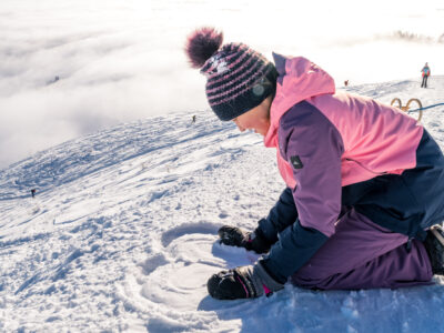 Skifahren mit der Familie im Naturpark Dobratsch. © Region Villach Tourismus, Michael Stabentheiner