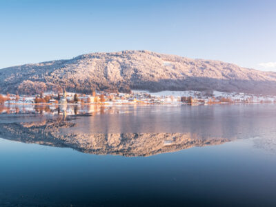 Winter-Landschaft Ossiacher See. © Region Villach Tourismus, Michael Stabentheiner