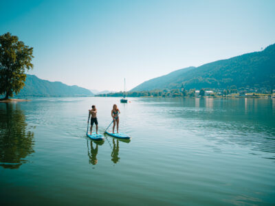 SUP auf dem Ossiacher See. © Region Villach Tourismus, Martin Hofmann