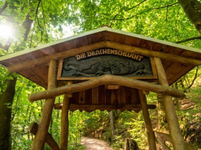Die Drachenschlucht ist ein geologisches Naturschutzdenkmal © Dominik Ketz