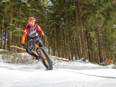Fatbiken auf Thüringens ersten Winterradweg © Regionalverbund Thüringer Wald, Adrian Seeber