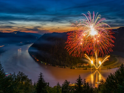 Feuerwerk: Donau in Flammen bei Schlögen; ©WGD Donau Oberösterreich Tourismus GmbH, Ralf Hochhauser