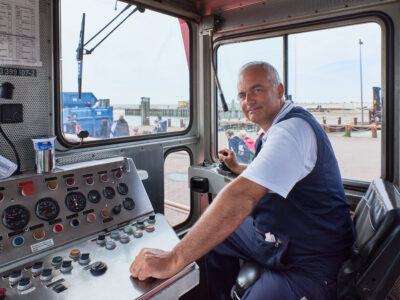 Anreise nach Wangerooge. © Kees van Surksum Anreise nach Wangerooge. © Kees van Surksum