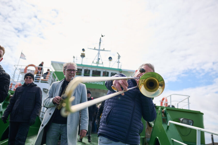 Auf hoher See: Bei Jazz im Watt wird auch auf der Fähre geswingt. © Christian Palm