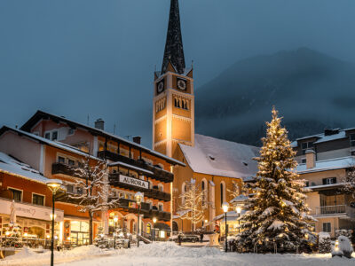 Bad Hofgastein Jänner 2026 mit Winterbeleuchtung
