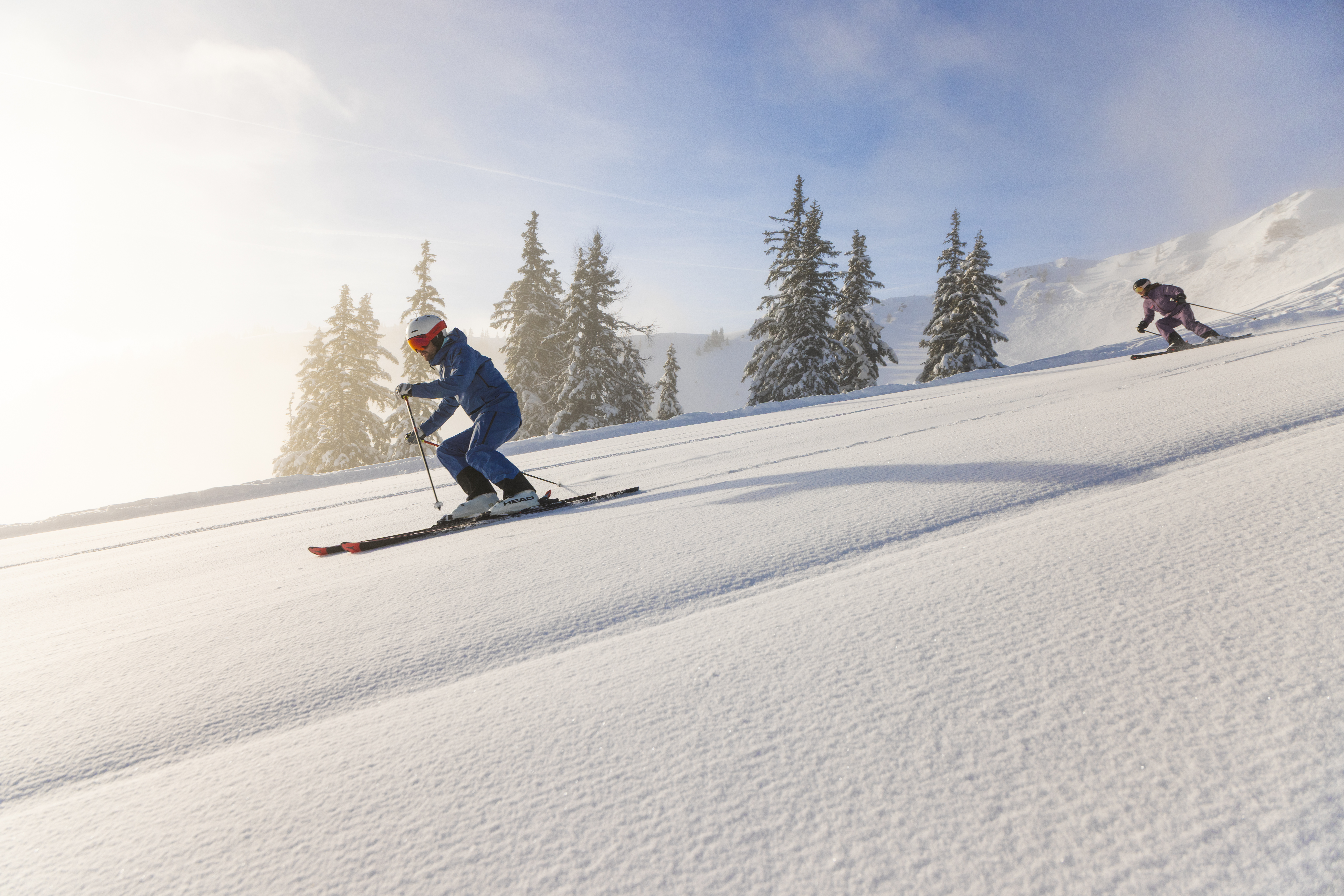 Wie Puderzucker: Die Skiregion Hochkönig hat 120 bestens präparierte Pistenkilometer zu bieten. © Hochkönig Tourismus